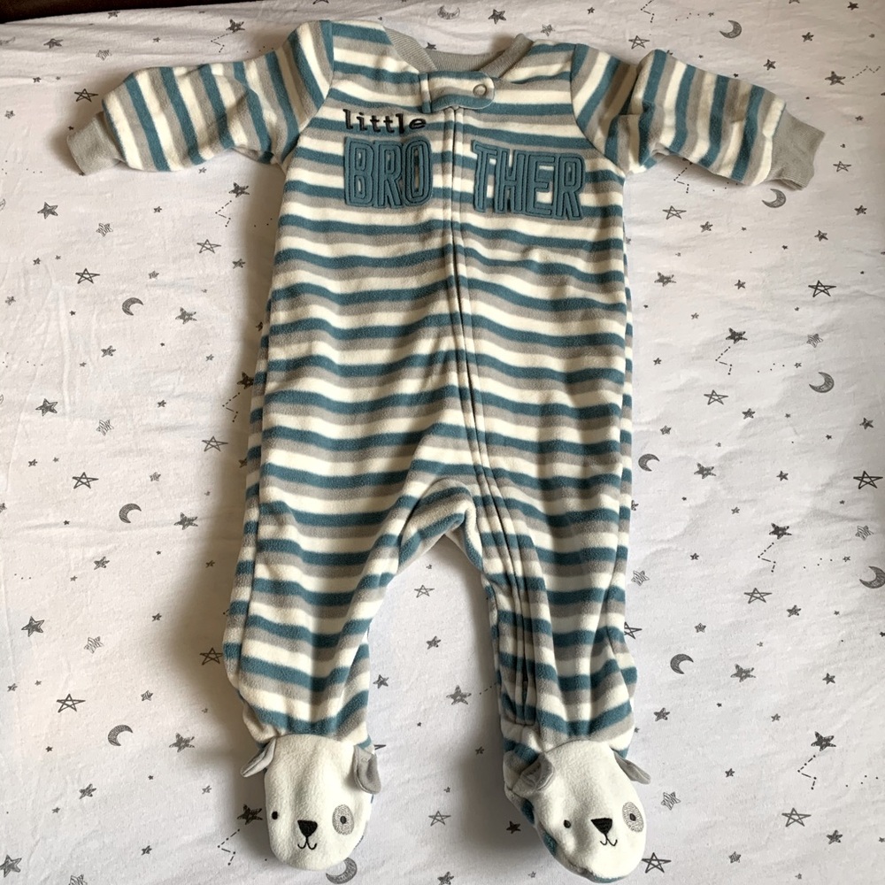 3pc set Fleece Pajamas 0-3 months